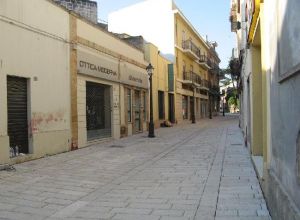 Tricase - Uno scorcio di via G. Toma